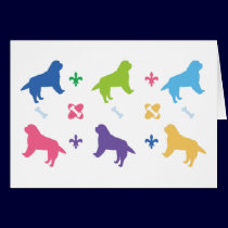 Designer Bernese Mountain Dog Print cards