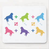 Designer Bernese Mountain Dog Print Mouse Pad