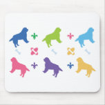 Designer Bernese Mountain Dog Print mousepads