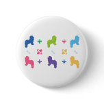 Designer Bichon Frise Button
