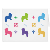 Designer Bichon Frise Greeting Cards