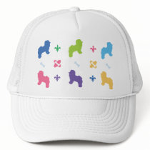 Designer Bichon Frise Mesh Hat