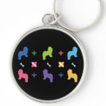 Designer Bichon Frise Key Chains