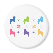 Designer Bichon Frise Magnet