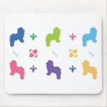 Designer Bichon Frise mousepads