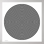 Designer Black and White Poster