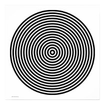 Designer Black and White Poster