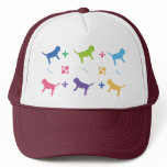 Designer Bloodhound Print hats
