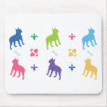 Designer Boston Terrier mousepads