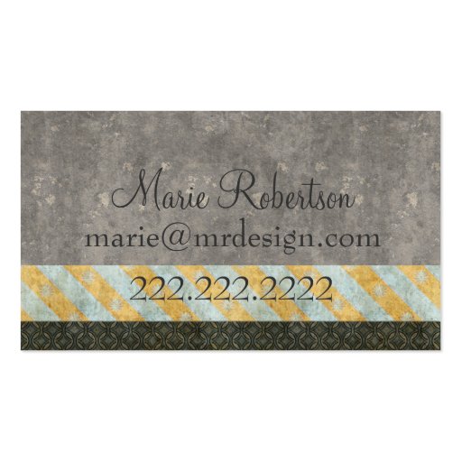Designer Business card (back side)