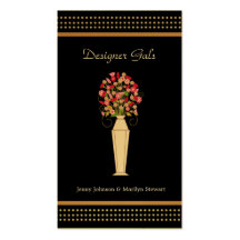 Designer Business Cards - Black & Gold