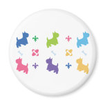 Designer Cairn Terrier Print Refrigerator Magnet