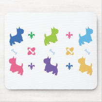 Designer Cairn Terrier Print Mouse Pad