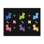 Designer Cairn Terrier Print Post Card