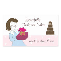 Designer Cakes Business Card Template