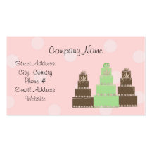 Designer Cakes Business Cards