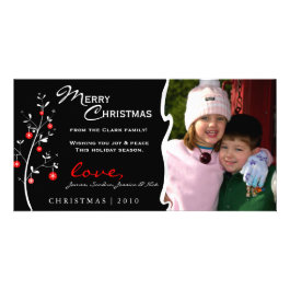 Designer Christmas Tree Photo Card