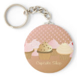 Designer Cupcakes Key Chain