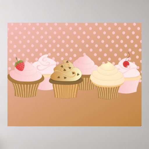 Designer Cupcakes Poster