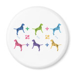 Designer Dalmatian Dog Fridge Magnet