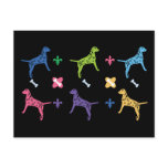Designer Dalmatian Dog Postcard