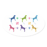 Designer Dalmatian Dog stickers