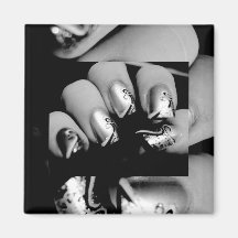 Designer Fingernails Magnet