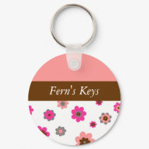 Designer Floral Keychain by colourfuldesigns Designer Floral Keychain