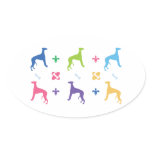Designer Greyhound stickers