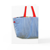 Designer Handbag Blue (blank) cards by Hyperbole1 Designer Handbag Blue (blank) cards