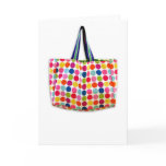 Designer Handbag Fun Dots (blank) cards