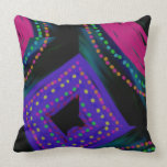 Designer Home Decor Abstract - Pink/Blue Pillow