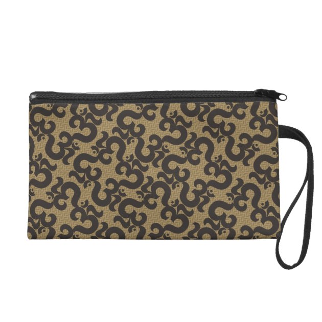 Designer "Houndstooth" pattern OM Bag by OmThat Wristlet Clutches