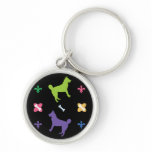 Designer Husky Keychains