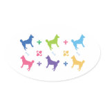 Designer Husky stickers
