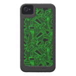 Designer Luminous DIY Tools Vector Pattern iPhone 4 Case-Mate Cases