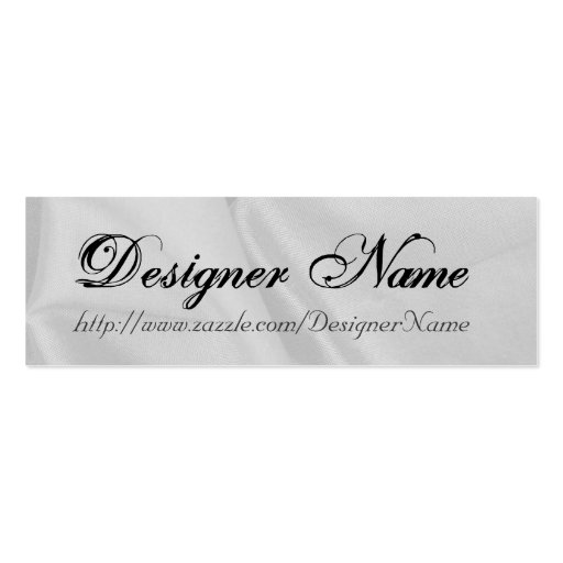 Designer Name Profile Card Business Cards (front side)