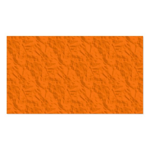 Designer Orange Crumpled Paper Business Cards (back side)