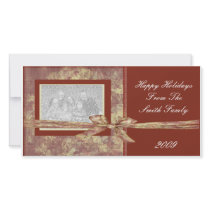 Designer Photo Christmas Card Template photo cards