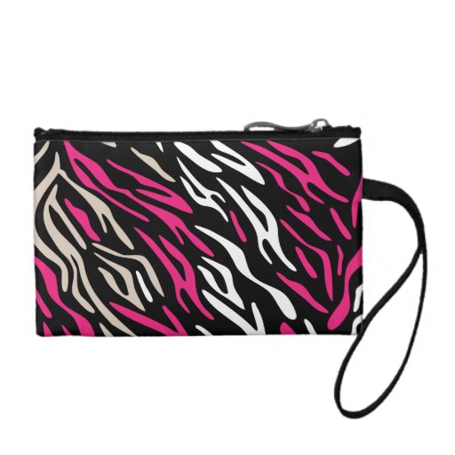 pink zebra purse