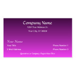 Designer Pink Purple Fade Business Cards