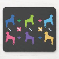 Designer Pit Bull Mouse Pads