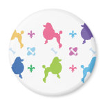 Designer Poodle Fridge Magnet