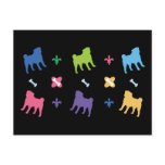 Designer Pug Postcard