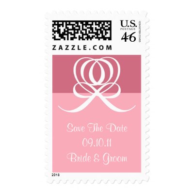 Designer Save The Dates Postage Stamps