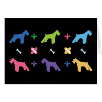 Designer Schnauzer Greeting Card