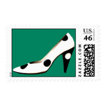 designer shoe postage stamp by Rebecca_Reeder designer shoe postage stamp