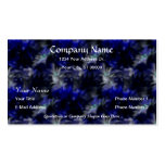 Designer Silver Blue Faux Finish Business Cards