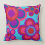 DESIGNER THROW PILLOWS - FLOWERS - BRIGHT COLORS pillows