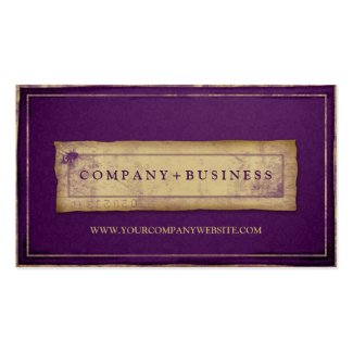 Designer Vintage Grunge Professional Business Card